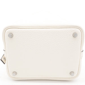 Picotin 18 Clemence Leather Nata/Sesame