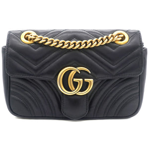 GG Marmont Matelasse Mini Black