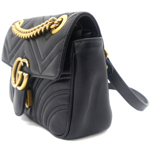 GG Marmont Matelasse Mini Black