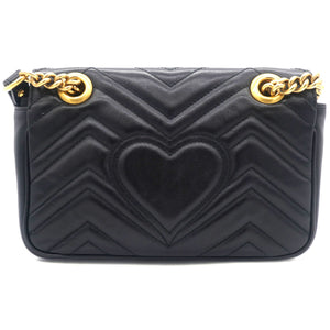 GG Marmont Matelasse Mini Black