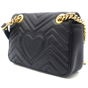 GG Marmont Matelasse Mini Black