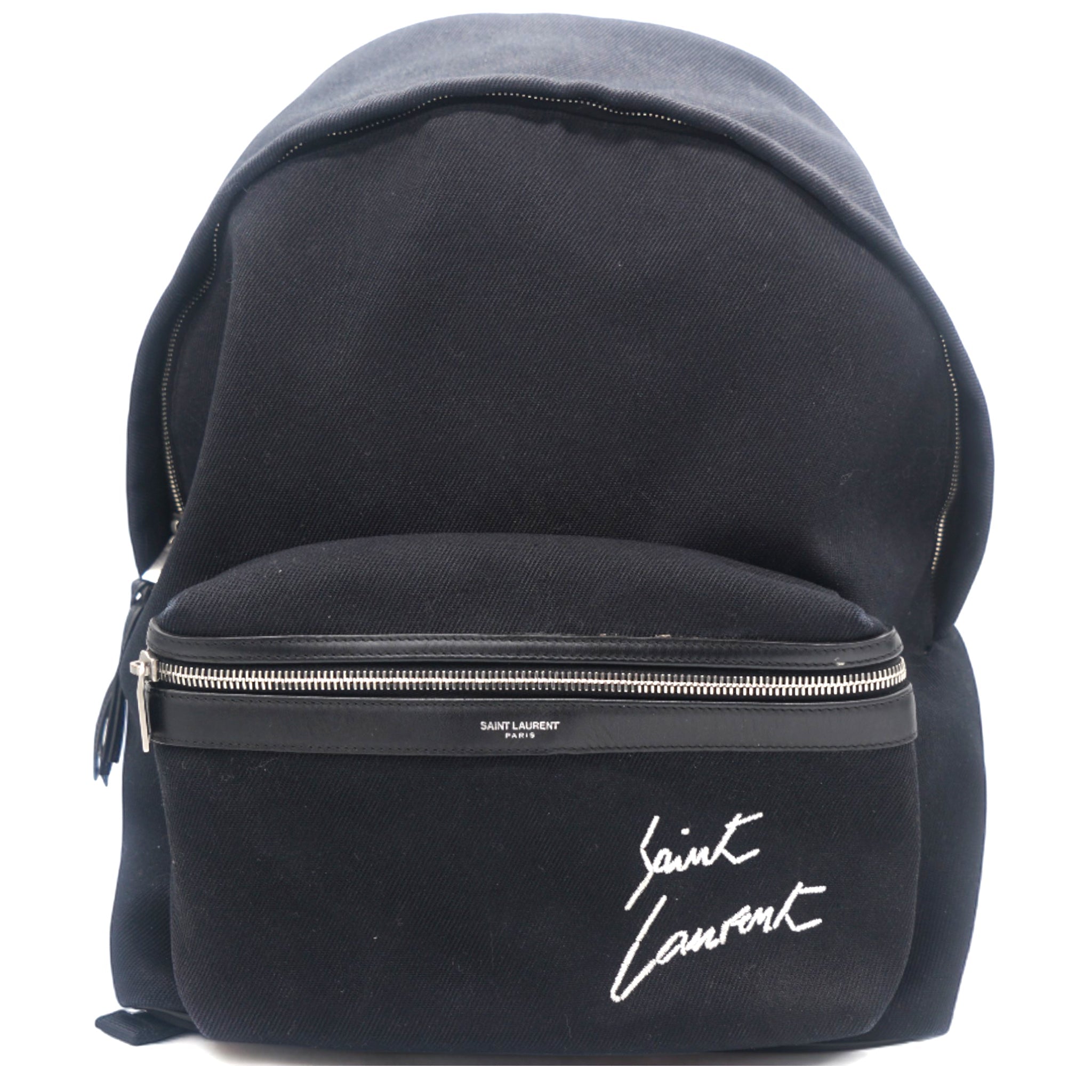 Black Fabric Backpack