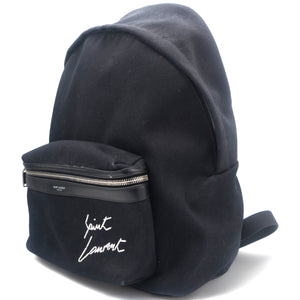 Black Fabric Backpack