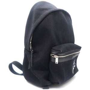 Black Fabric Backpack