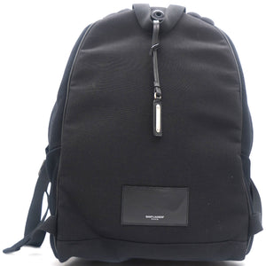 Black Fabric Backpack