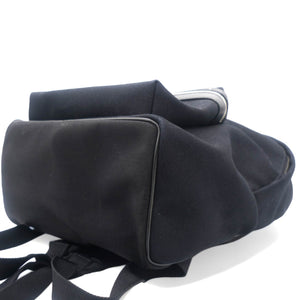 Black Fabric Backpack