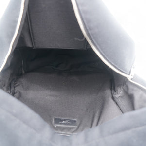 Black Fabric Backpack