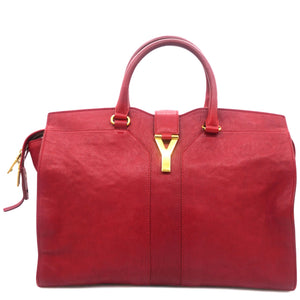 Paris Red Leather Medium Cabas Chyc Tote