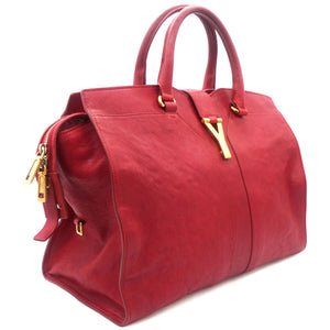 Paris Red Leather Medium Cabas Chyc Tote