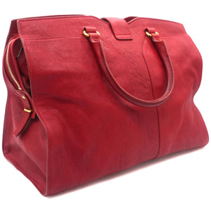 Paris Red Leather Medium Cabas Chyc Tote