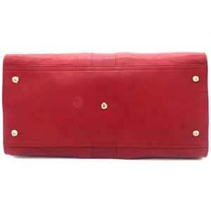 Paris Red Leather Medium Cabas Chyc Tote