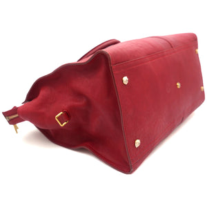 Paris Red Leather Medium Cabas Chyc Tote