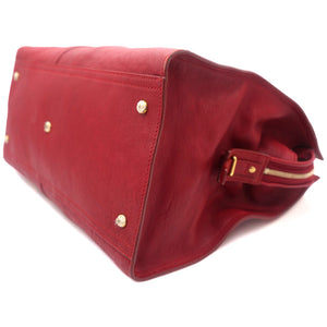 Paris Red Leather Medium Cabas Chyc Tote