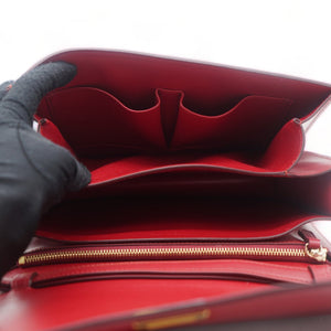 Medium Classic Box Bag Red