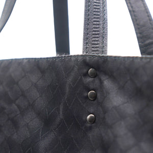 Black Intrecciolusion Nylon Tote Bag