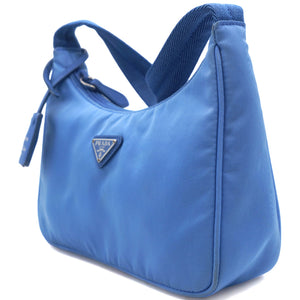 Blue Tessuto Nylon Re-Edition 2000 Bag