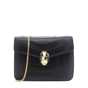 Serpenti Forever Crossbody Bag Black