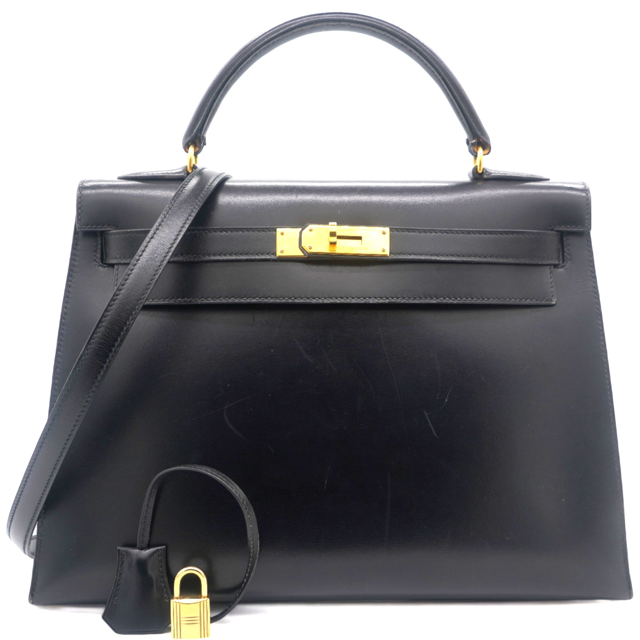 Vintage Box Kelly Sellier 32 Black