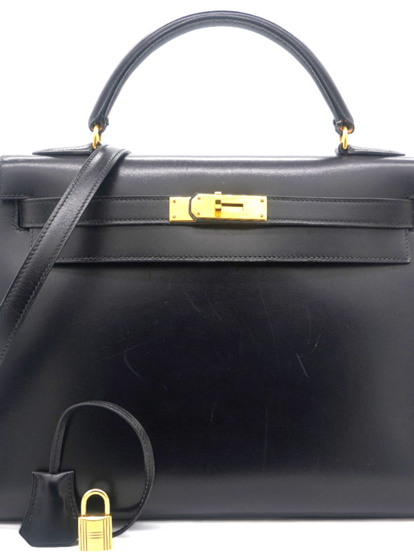 Vintage Box Kelly Sellier 32 Black