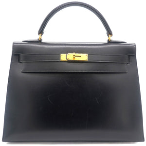 Vintage Box Kelly Sellier 32 Black