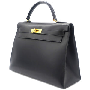 Vintage Box Kelly Sellier 32 Black