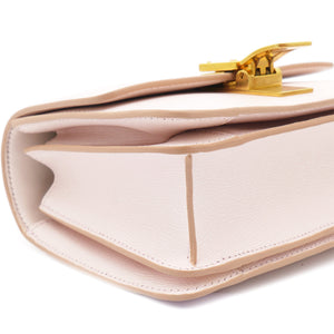 Light Pink Calfskin Small Classic Box Flap Bag
