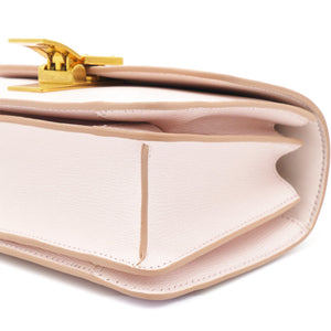 Light Pink Calfskin Small Classic Box Flap Bag