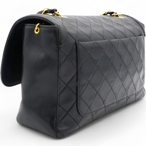 Matelasse Shoulder Bag Black