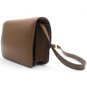 Calfskin Small Classic Box Flap Bag Caramel