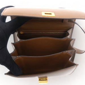 Calfskin Small Classic Box Flap Bag Caramel