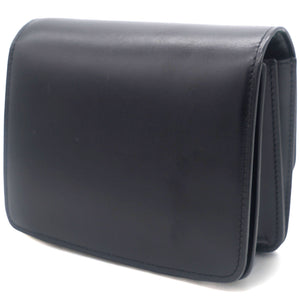 Smooth Calfskin Small Classic Box Flap Black