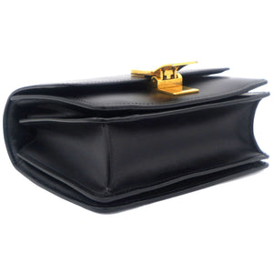 Smooth Calfskin Small Classic Box Flap Black