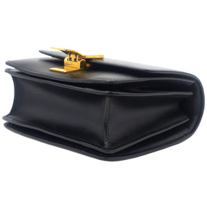Smooth Calfskin Small Classic Box Flap Black