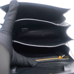 Smooth Calfskin Small Classic Box Flap Black
