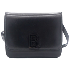 Smooth Calfskin Small B Bag Black
