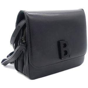 Smooth Calfskin Small B Bag Black