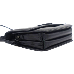 Smooth Calfskin Small B Bag Black