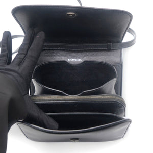 Smooth Calfskin Small B Bag Black