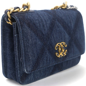 Denim Blue 19 Wallet On Chain
