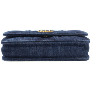 Denim Blue 19 Wallet On Chain