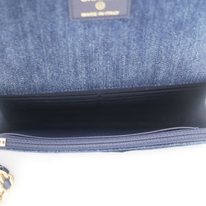 Denim Blue 19 Wallet On Chain