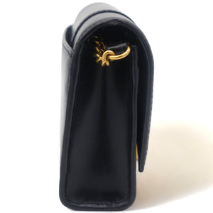 Hourglass leather WOC shoulder bag