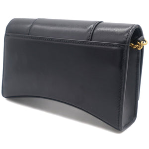 Hourglass leather WOC shoulder bag