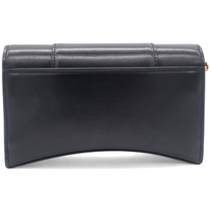 Hourglass leather WOC shoulder bag