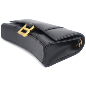Hourglass leather WOC shoulder bag