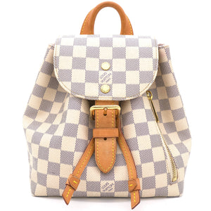 Damier Azur Canvas Sperone BB Backpack Bag