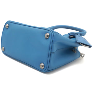 Saffiano Mini Galleria Crossbody Bag Blue