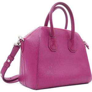 Sugar Goatskin Mini Antigona Orchid Purple