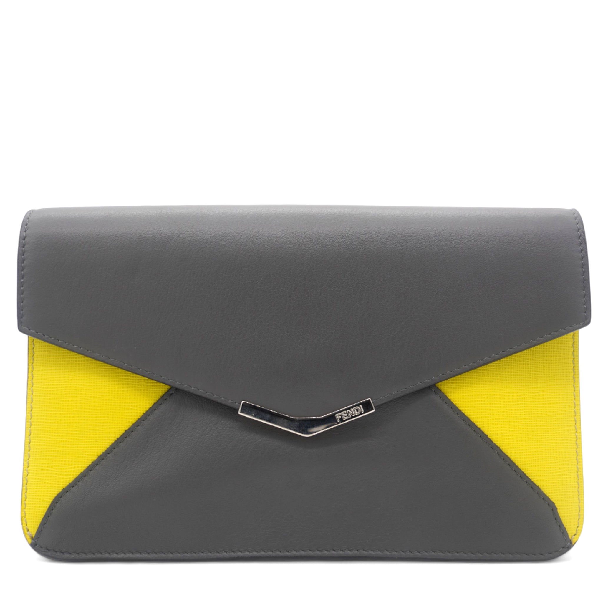 Multicolor Leather Large 2Jours Wrislet Envelope Clutch