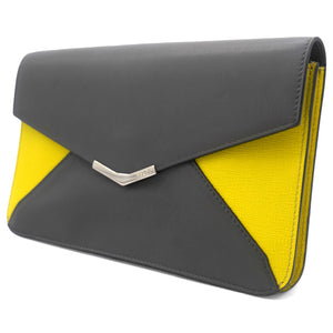 Multicolor Leather Large 2Jours Wrislet Envelope Clutch